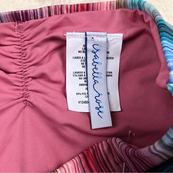 Isabella Rose Adelaide ombre stripe high leg cut bikini bottom 11099 - Picture 10 of 10